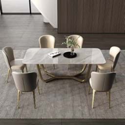 Picture of Catu Grey Sintered Stone Dining Table BS-JJ-316